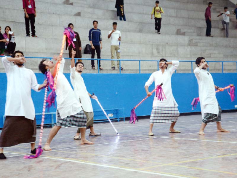 festival under way at qayyum stadium photo express