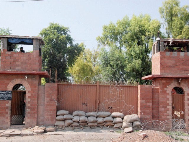 women section at central prison peshawar was razed now used as parking lot photo express