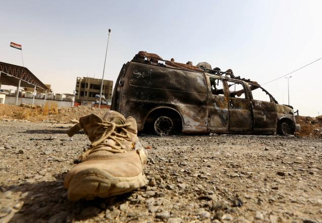 a file photo of aftermath of a bomb attack in an iraq city photo file