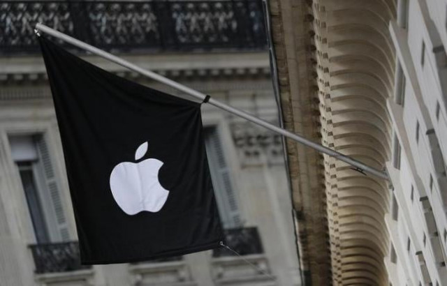 an apple logo is seen on a flag on the facade of the apple store in paris march 3 2016 photo reuters an apple logo is seen on a flag on the facade of the apple store in paris march 3 2016 photo reuters