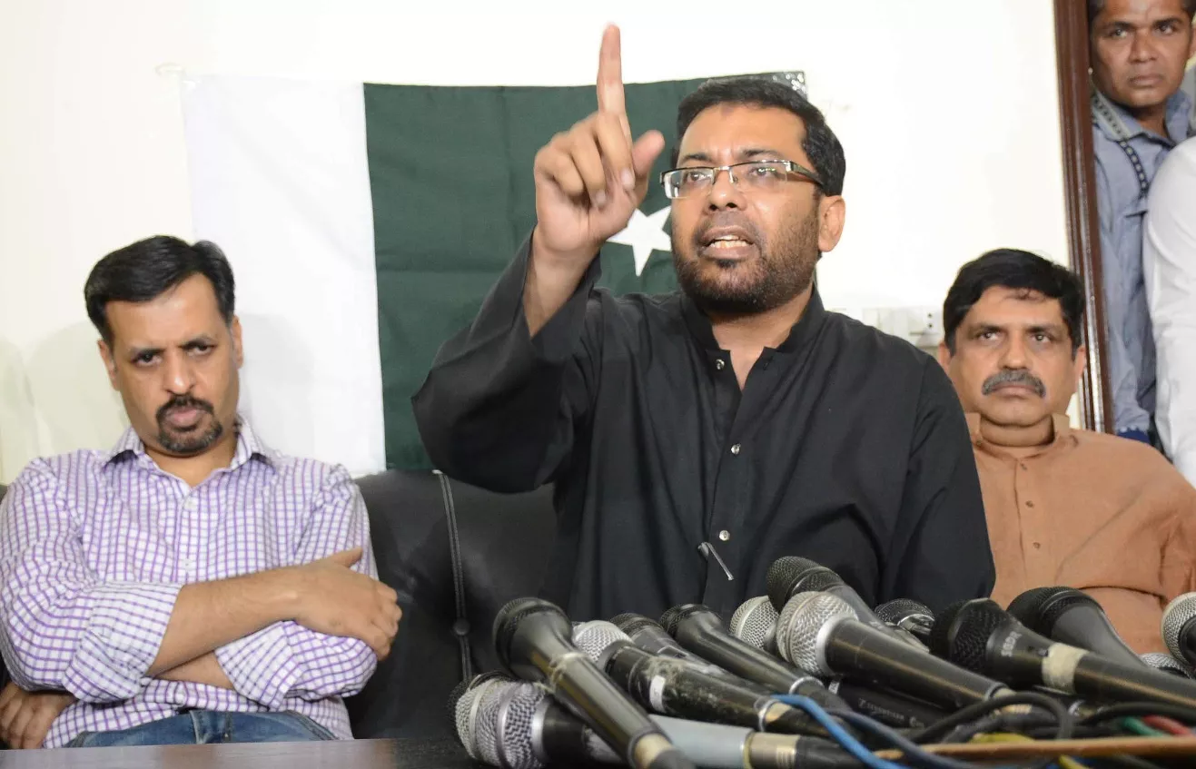 dr sagheer ahmed addresses a press conference in karachi on march 7 2016 photo mohammad azeem express dr sagheer ahmed addresses a press conference in karachi on march 7 2016 photo mohammad azeem express