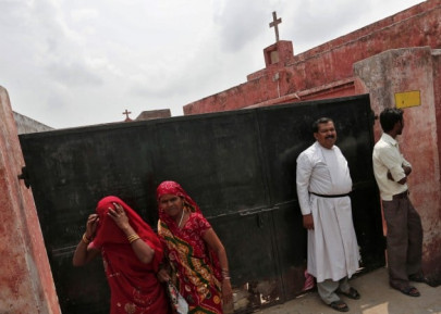 indian police arrest nine over church attack indian police arrest nine over church attack