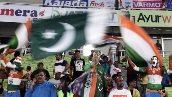 indian and pakistani fans at the shere bangla stadium in mirpur on february 27 2016 photo afp indian and pakistani fans at the shere bangla stadium in mirpur on february 27 2016 photo afp