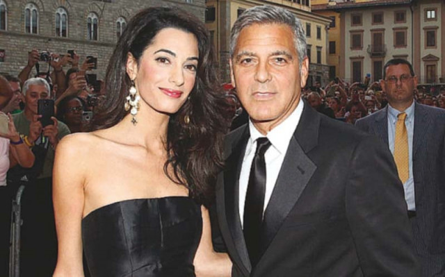 the star duo is now being chauffeured to local restaurants following some worrying and threatening messages amal has received photo file the star duo is now being chauffeured to local restaurants following some worrying and threatening messages amal has received photo file