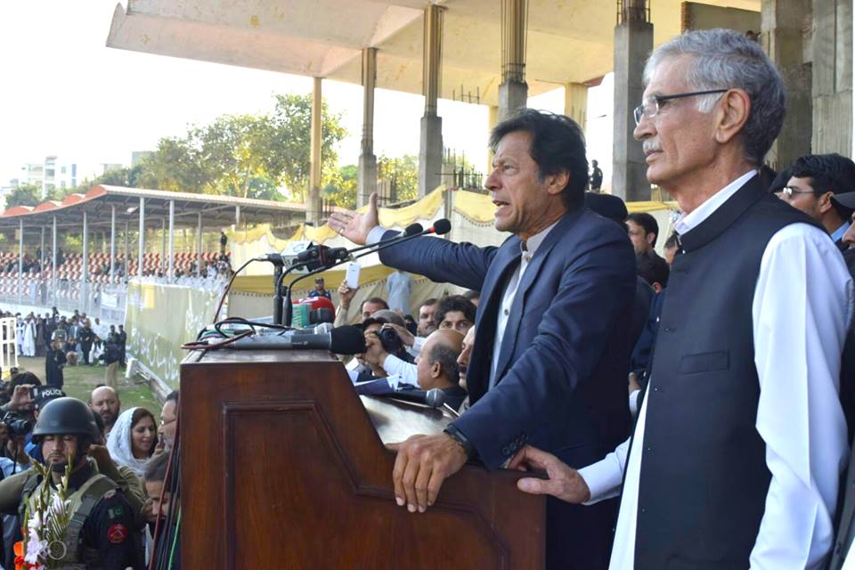 pti chairperson imran khan addressing the lg convention photo fb com imrankhan official