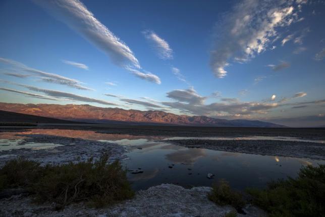 badwater in death valley national park the lowest elevation in the western hemisphere at 280 feet below sea level is seen at sunrise in california in this july 15 2013 file photo photo reuters