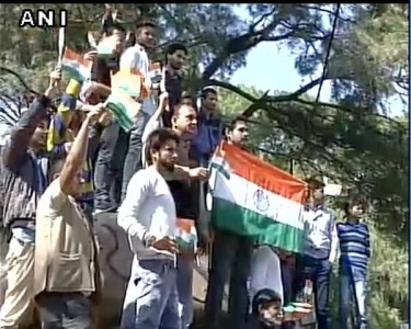 ex servicemen protest against pakistan india match in dharamsala ex servicemen protest against pakistan india match in dharamsala