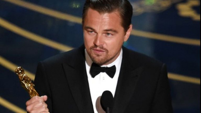 actor leonardo dicaprio accepts the best actor award for 039 the revenant 039 photo afp actor leonardo dicaprio accepts the best actor award for 039 the revenant 039 photo afp