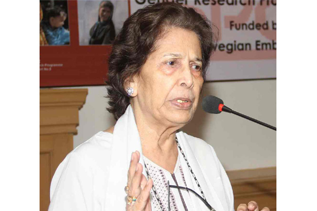 a file photo of justice retd majida rizvi photo file