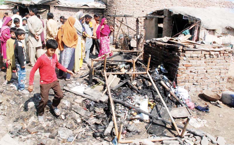 the fire had gutted most of the house photo inp