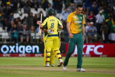 australia beat south africa by six wickets win series 2 1