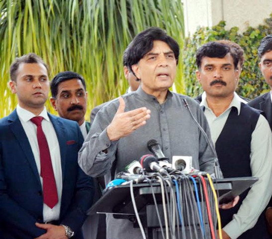 interior minister chaudhry nisar addressing a press conference in islamabad on march 10 2016 photo pid interior minister chaudhry nisar addressing a press conference in islamabad on march 10 2016 photo pid