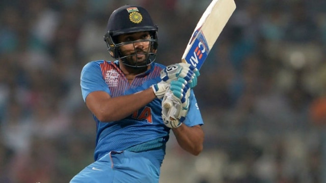 rohit sharma plays a pull in world t20 warm up match in kolkata on march 10 2016 photo afp rohit sharma plays a pull in world t20 warm up match in kolkata on march 10 2016 photo afp