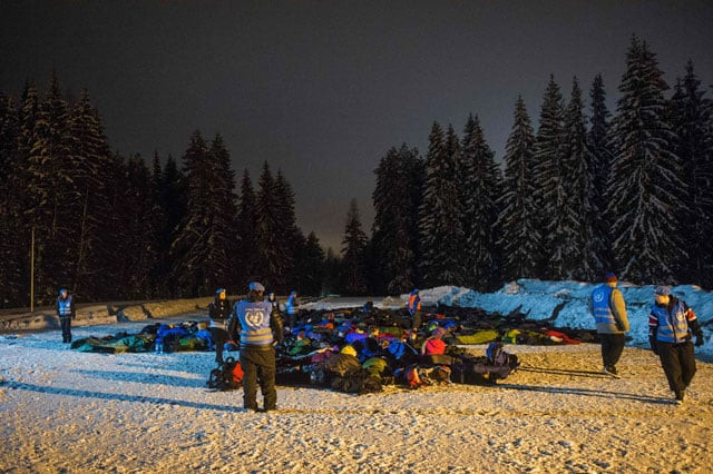 norwegian teens take part in a roleplay as refugees during the event quot camp refugee quot by the organisation quot refugee norway quot at an old military camp in trandum on march 5 2016 in a country where teens often walk around with luxury handbags and the latest iphones the aim of the game is to raise awareness and give youngsters a bit of insight into the lives of millions of people much less privileged than themselves photo afp norwegian teens take part in a roleplay as refugees during the event quot camp refugee quot by the organisation quot refugee norway quot at an old military camp in trandum on march 5 2016 in a country where teens often walk around with luxury handbags and the latest iphones the aim of the game is to raise awareness and give youngsters a bit of insight into the lives of millions of people much less privileged than themselves photo afp