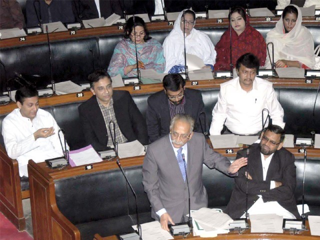 in this file photo mqm leader shoaib bukhari speaks during a session of the sindh assembly photo rashid ajmeri express