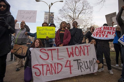 tensions flare trump scraps chicago rally after scuffles break out
