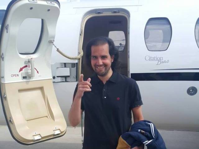 shahbaz taseer being flown home lahore from quetta in a special aircraft by int officials photo ispr