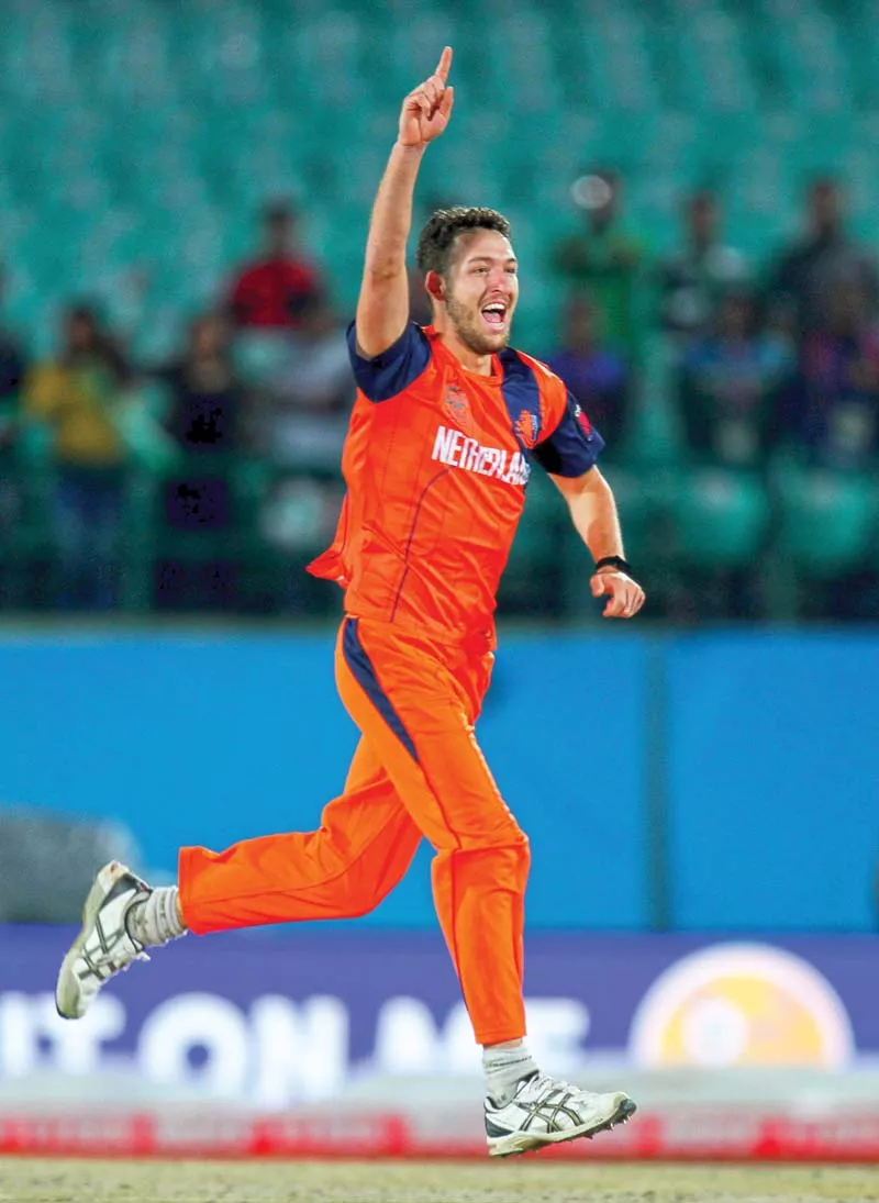 medium pacer van meekeren tore into the irish batting finishing with figures of 4 11 from two overs as netherlands registered a consolation win over ireland photo afp medium pacer van meekeren tore into the irish batting finishing with figures of 4 11 from two overs as netherlands registered a consolation win over ireland photo afp