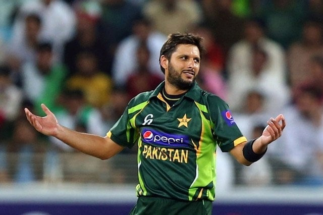 pakistan captain afridi confident of pace attack insists team can break india jinx as well photo afp pakistan captain afridi confident of pace attack insists team can break india jinx as well photo afp