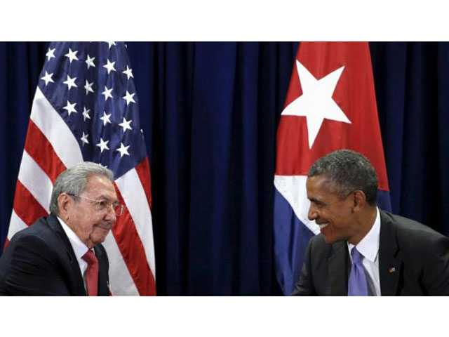 us president barack obama and cuban president raul castro meet at the united nations general assembly in new york september 29 2015 photo reuters