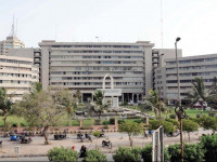 sindh building control authority sbca office at civic centre photo express