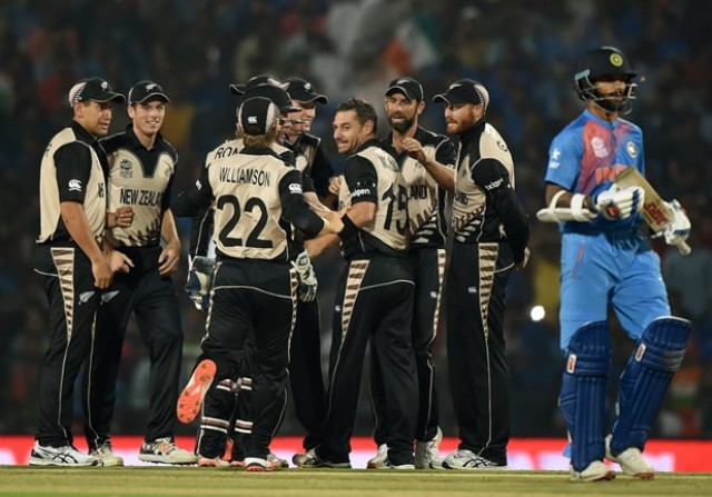 new zealand players celebrate after the wicket of india 039 s batsman shikhar dhawan during their world t20 opener photo afp new zealand players celebrate after the wicket of india 039 s batsman shikhar dhawan during their world t20 opener photo afp