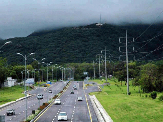 a view of islamabad city photo file