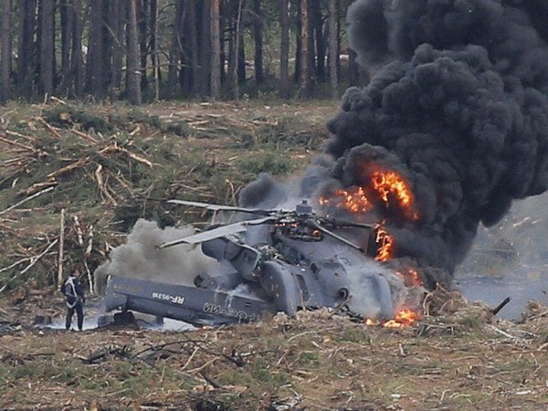 a file photo of a helicopter crash in iraq photo afp