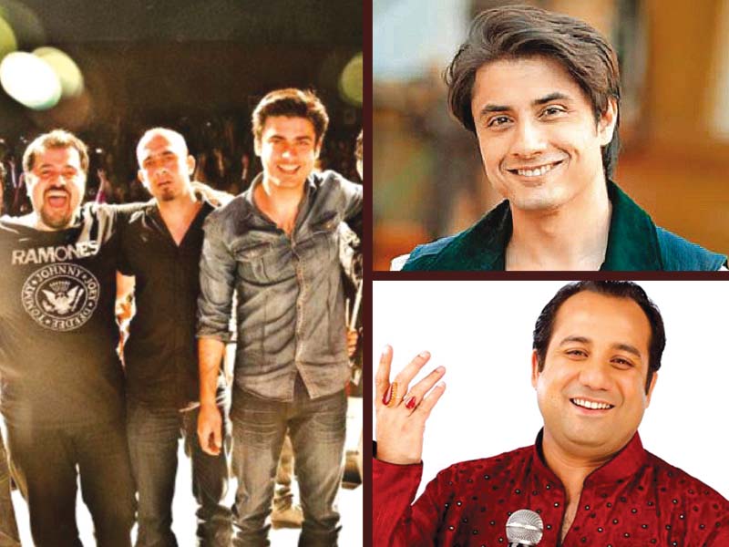 ali zafar rahat fateh ali khan and entity paradigm ep are some of the artists launched by sadaf records back in the day photos file