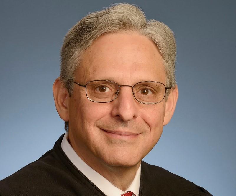 chief judge merrick b garland of the united states court of appeals for the d c circuit is seen in an undated handout picture photo reuters