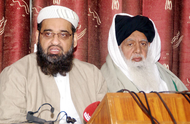 wma general secretary qari muhammad hanif jalandhari addressing at a press conference photo inp