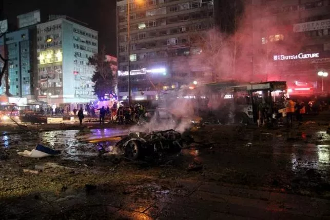 emergency workers work at the explosion site in ankara turkey march 13 2016 photo reuters emergency workers work at the explosion site in ankara turkey march 13 2016 photo reuters