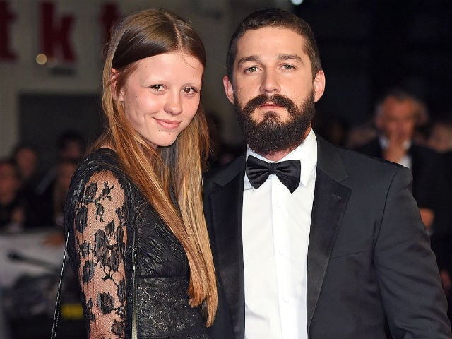 labeouf is believed to have told a grocery store 039 s cashier about the engagement photo people