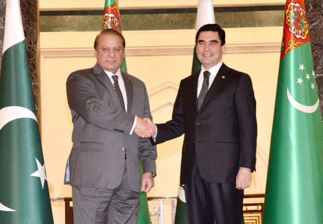 file photo of pm nawaz sharif and turkmen president berdimuhamedov photo pid file photo of pm nawaz sharif and turkmen president berdimuhamedov photo pid