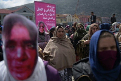 protesters mark one year since mob killing of afghan woman