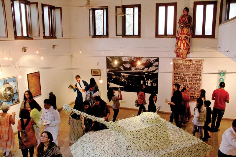 forty artists participated in an exhibition organised about the 1970s it was held at the amin gulgee gallery and will run till march 20 photo ayesha mir express