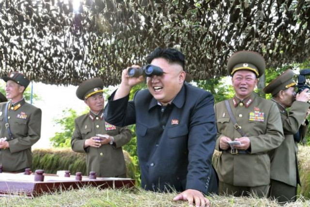 north korean leader kim jong un looks through a pair of binoculars during an inspection of the hwa islet defence detachment standing guard over a forward post off the east coast of the korean peninsula in this undated file photo released by north korea 039 s korean central news photo reuters north korean leader kim jong un looks through a pair of binoculars during an inspection of the hwa islet defence detachment standing guard over a forward post off the east coast of the korean peninsula in this undated file photo released by north korea 039 s korean central news photo reuters