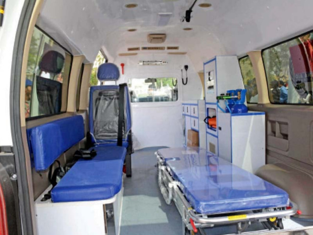 the ambulances are equipped with modern life saving equipment photo express the ambulances are equipped with modern life saving equipment photo express