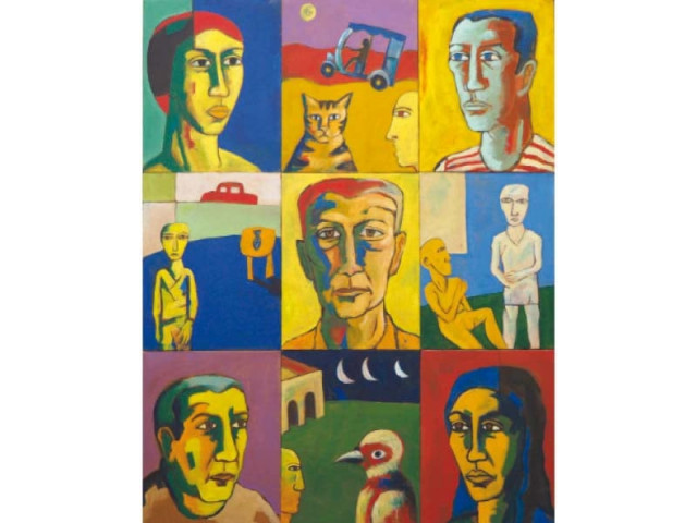 artist moeen faruqi brings out the sense of alienation that prevails among people because they are migrants photos courtesy canvas gallery artist moeen faruqi brings out the sense of alienation that prevails among people because they are migrants photos courtesy canvas gallery