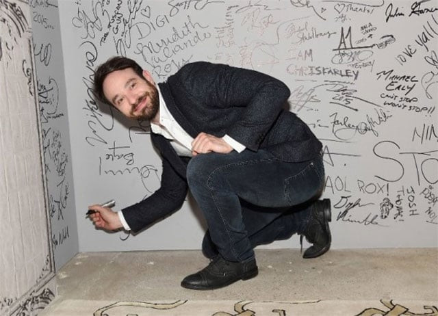 charlie cox of netflix original series marvel s daredevil attends the aol build speakers series at aol studios in new york on march 11 2016 in new york city photo afp charlie cox of netflix original series marvel s daredevil attends the aol build speakers series at aol studios in new york on march 11 2016 in new york city photo afp
