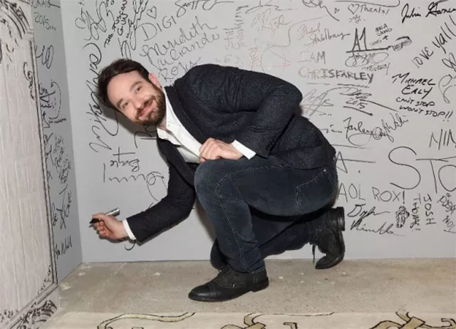 charlie cox of netflix original series marvel s daredevil attends the aol build speakers series at aol studios in new york on march 11 2016 in new york city photo afp charlie cox of netflix original series marvel s daredevil attends the aol build speakers series at aol studios in new york on march 11 2016 in new york city photo afp