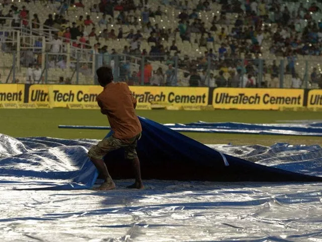 the match faces no threat of delay as the rain has now stopped say eden gardens staff photo afp file the match faces no threat of delay as the rain has now stopped say eden gardens staff photo afp file