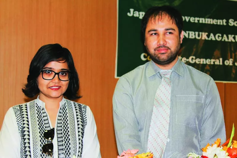 amena rehman from karachi and asad ali from quetta have been given scholarships to study in japan by the japanese government photo aysha saleem express amena rehman from karachi and asad ali from quetta have been given scholarships to study in japan by the japanese government photo aysha saleem express