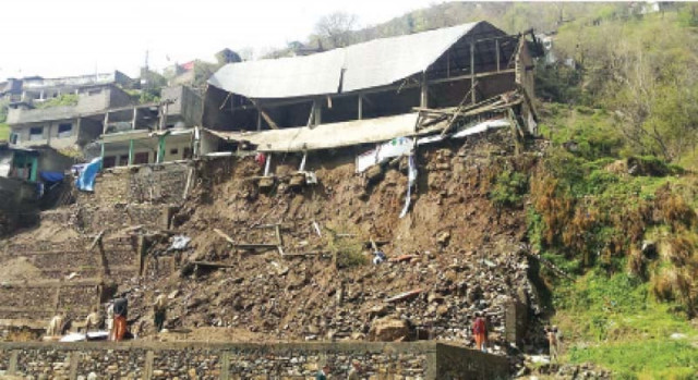landslide triggered by heavy rains affected several areas in murree kotli sattian ajk and khyber pakhtunkhwa photo online file landslide triggered by heavy rains affected several areas in murree kotli sattian ajk and khyber pakhtunkhwa photo online file