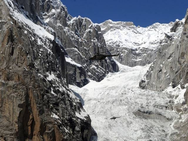 a massive avalanche fell on a group of school children returning home after exams photo afp