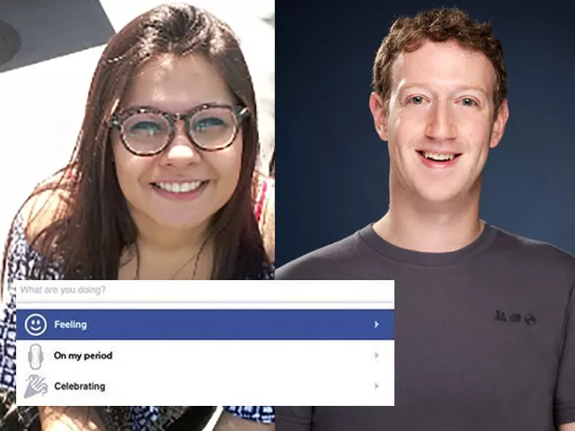 in an open letter to mark zuckerberg dua asks him to add an quot on my period quot button to facebook photo file in an open letter to mark zuckerberg dua asks him to add an quot on my period quot button to facebook photo file