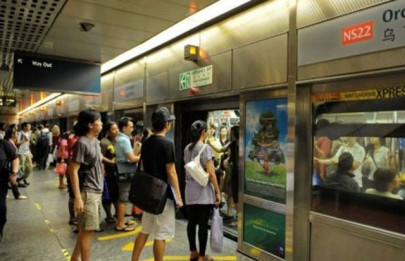 two dead after singapore train hits metro workers