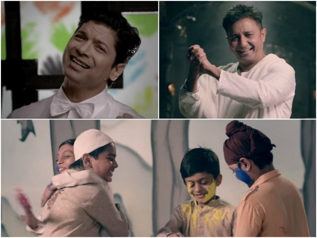 the music video also features five other singers and aims to demolish barriers of caste religion and creed the music video also features five other singers and aims to demolish barriers of caste religion and creed