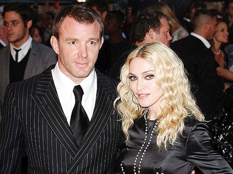 madonna and ritchie tied the knot on december 22 2000 photo file