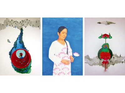 the artist s eye shamsuddin tanwari hira zubair exhibit what they take in from surroundings